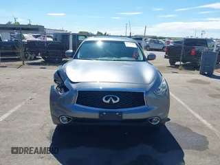 2017 Infiniti QX70 with VIN JN8CS1MWXHM415170, listed as a IAAI auction lot 42788300 with 128,468 mi miles and . Bid and sale history available at DreamBid. Image 12.