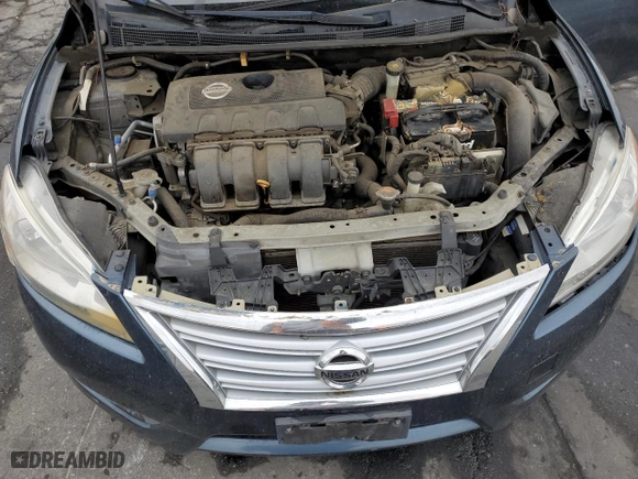 2014 Nissan Sentra S with VIN 3N1AB7AP3EY233227, listed as a Copart auction lot 53388895 with 182,740 mi miles and Salvage Title. Bid and sale history available at carsss.com. Image 11.