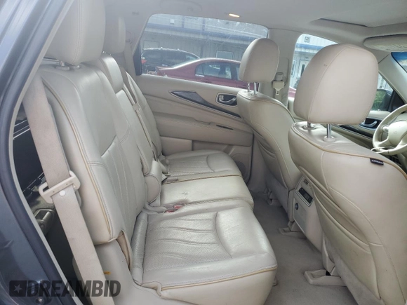 2014 Infiniti QX60 with VIN 5N1AL0MN7EC502748, listed as a Copart auction lot 61034955 with 174,278 mi miles and Salvage title. Bid and sale history available at DreamBid. Image 11.