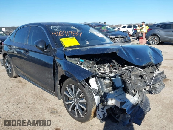 2024 Honda Civic EX-L z VIN 19XFL1H79RE002343, wystawiony jako IAAI lot #41691984 z przebiegiem 42 062 mil mil oraz . Historia ofert i sprzedaży dostępna na DreamBid. Obrazek 6.