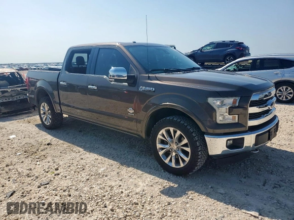 2015 Ford F-150 XLT with VIN 1FTEW1EG1FFC52510, listed as a Copart auction lot 60177375 with 103,179 mi miles and Clean title. Bid and sale history available at DreamBid. Image 4.