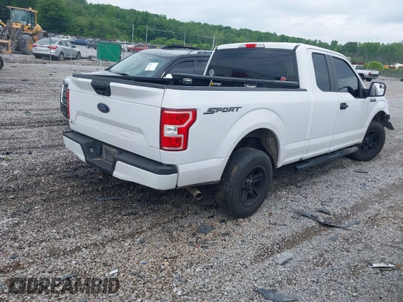 2020 Ford F-150 XL with VIN 1FTEX1CB2LKD36388, listed as a IAAI auction lot 42157444 with 227,864 mi miles and . Bid and sale history available at DreamBid. Image 4.