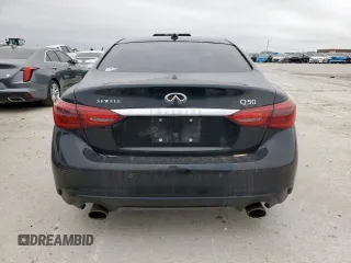2023 Infiniti Q50 Luxe with VIN JN1EV7BP5PM511106, listed as a Copart auction lot 51761665 with Not Provided miles and Salvage Title. Bid and sale history available at DreamBid. Image 6.
