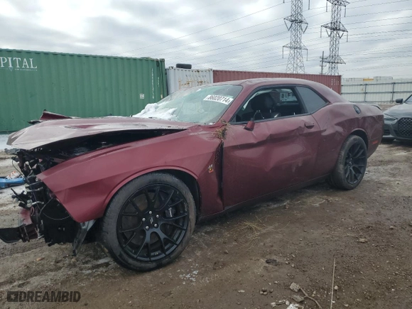 2019 Dodge Challenger R/T Scat Pack with VIN 2C3CDZFJXKH591902, listed as a Copart auction lot 86020714 with 0 mi miles and Salvage Title. Bid and sale history available at carsss.com. Image 1.
