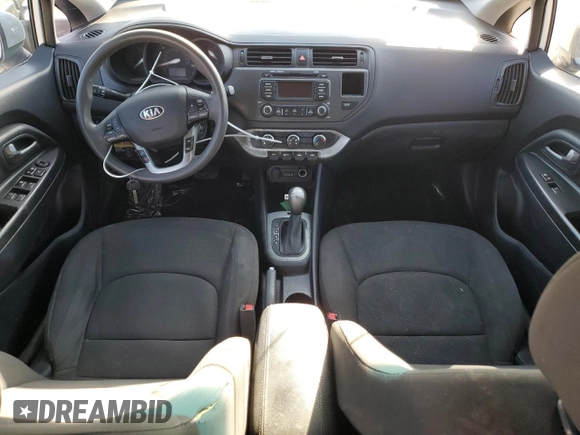 2014 Kia Rio EX with VIN KNADN4A36E6317284, listed as a Copart auction lot 44206814 with 125,145 mi miles and Clean Title. Bid and sale history available at DreamBid. Image 8.