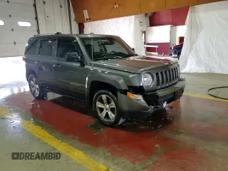 2016 Jeep Patriot High Altitude with VIN 1C4NJRFB9GD673033, listed as a Copart auction lot 55626325 with 152,053 mi miles and Salvage title. Bid and sale history available at DreamBid. Image 14.