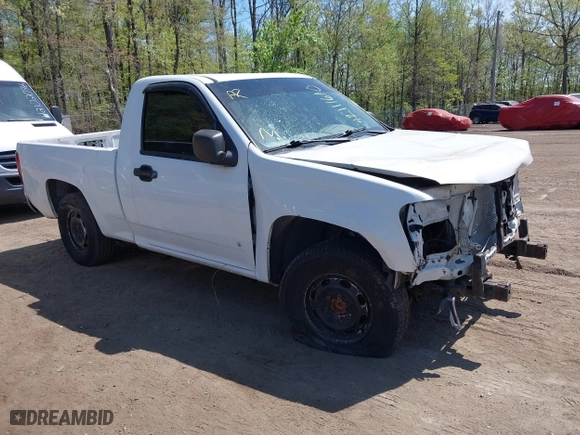 2007 Chevrolet Colorado Work Truck with VIN 1GCCS149678217697, listed as a IAAI auction lot 42111610 with 1 mi miles. Bid and sale history available at carsss.com. Image 1.