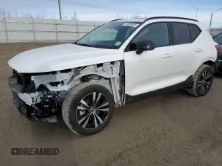 2025 Volvo XC40 Plus Dark Theme with VIN YV4L12UC3S2456203, listed as a Copart auction lot 47063925 with 2,306 mi miles and Salvage title. Bid and sale history available at DreamBid. Image 1.