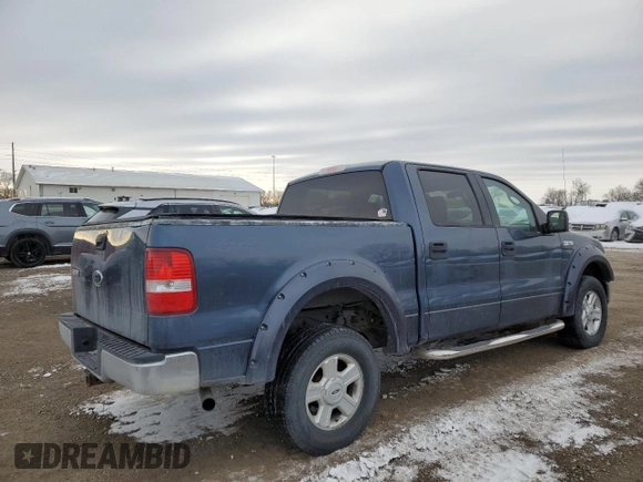 2004 Ford F-150 XLT with VIN 1FTPW14514KC76836, listed as a Copart auction lot 45147045 with 133,673 mi miles and Salvage Title. Bid and sale history available at carsss.com. Image 3.