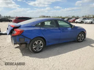 2017 Honda Civic LX with VIN 19XFC2F50HE229037, listed as a Copart auction lot 49122595 with 160,756 mi miles and Salvage Title. Bid and sale history available at DreamBid. Image 3.