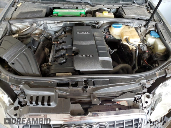 2008 Audi A4 2.0T with VIN WAUDF78E38A066506, listed as a Copart auction lot 46342365 with 185,002 mi miles and Salvage title. Bid and sale history available at DreamBid. Image 11.