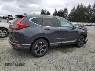 2018 Honda CR-V Touring with VIN 7FARW2H90JE055060, listed as a Copart auction lot 54882545 with 56,395 mi miles and Salvage Title. Bid and sale history available at carsss.com. Image 3.