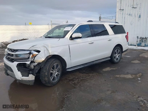 2023 Ford Expedition Max Limited with VIN 1FMJK1K83PEA50648, listed as a IAAI auction lot 41396774 with 50,737 mi miles. Bid and sale history available at carsss.com. Image 2.