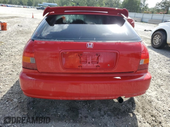 1996 Honda Civic CX with VIN 2HGEJ6323TH123022, listed as a Copart auction lot 65756384 with 147,869 mi miles and Non Repairable. Bid and sale history available at carsss.com. Image 6.