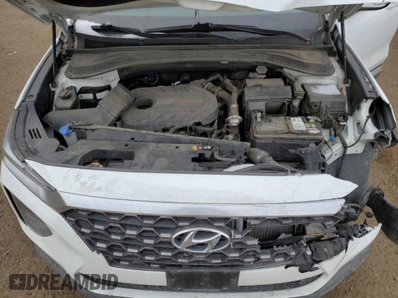 2019 Hyundai Santa Fe Ultimate with VIN 5NMS5CAA8KH022544, listed as a Copart auction lot 71146552 with 46,417 mi miles. Bid and sale history available at carsss.com. Image 12.