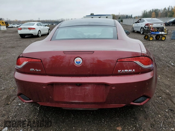 2012 Fisker Karma EcoChic z VIN YH4K16AAXCA001340, wystawiony jako Copart lot #78439634 z przebiegiem 70 515 mil mil oraz Szkoda całkowita • Salvage title. Historia ofert i sprzedaży dostępna na DreamBid. Obrazek 6.