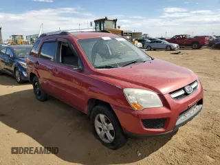 2009 Kia Sportage LX with VIN KNDJF724697602658, listed as a Copart auction lot 69977504 with 152,328 mi miles and Salvage Title. Bid and sale history available at carsss.com. Image 4.