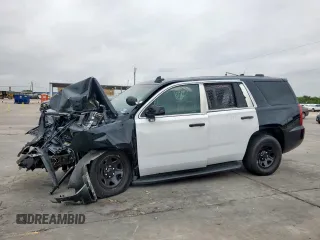 2019 Chevrolet Tahoe Commercial with VIN 1GNLCDEC3KR355331, listed as a Copart auction lot 52971695 with Not provided miles and Salvage title. Bid and sale history available at DreamBid. Image 1.