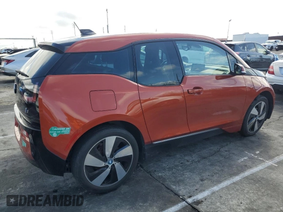 2014 BMW i3 with VIN WBY1Z4C54EV273282, listed as a Copart auction lot 43478455 with 89,884 mi miles and Salvage Title. Bid and sale history available at carsss.com. Image 3.