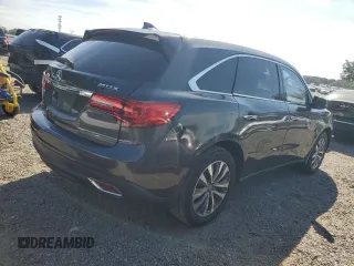 2015 Acura MDX Technology with VIN 5FRYD3H4XFB005764, listed as a Copart auction lot 60278975 with 135,959 mi miles and Non repairable. Bid and sale history available at DreamBid. Image 3.