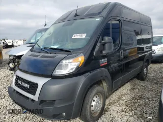 2022 Ram ProMaster Cargo with VIN 3C6LRVBG6NE113371, listed as a Copart auction lot 76282374 with 65,101 mi miles and Clean Title. Bid and sale history available at carsss.com. Image 1.
