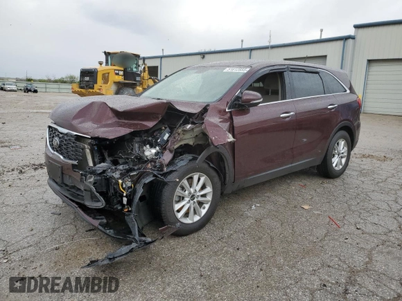 2020 Kia Sorento L with VIN 5XYPG4A39LG625280, listed as a Copart auction lot 51612855 with Not Provided miles and Salvage Title. Bid and sale history available at DreamBid. Image 1.