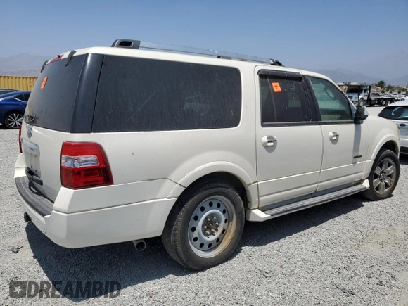2007 Ford Expedition Max Limited with VIN 1FMFK20527LA06284, listed as a Copart auction lot 60783485 with 99,743 mi miles and Salvage title. Bid and sale history available at DreamBid. Image 3.