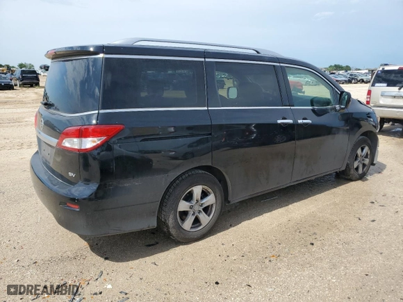 2017 Nissan Quest SV with VIN JN8AE2KP5H9165565, listed as a Copart auction lot 54543614 with 83,505 mi miles. Bid and sale history available at carsss.com. Image 3.