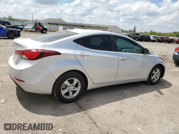 2015 Hyundai Elantra SE z VIN 5NPDH4AE3FH589861, wystawiony jako Copart lot #55177795 z przebiegiem 114 126 mil mil oraz Tytuł czysty. Historia ofert i sprzedaży dostępna na DreamBid. Obrazek 3.