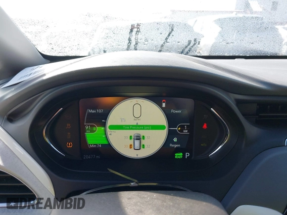 2020 Chevrolet Bolt EV Premier with VIN 1G1FZ6S0XL4110026, listed as a IAAI auction lot 41530496 with 20,477 mi miles. Bid and sale history available at carsss.com. Image 7.