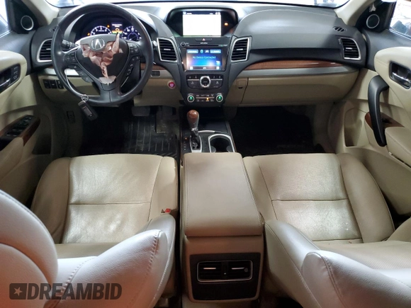 2016 Acura RDX Advance with VIN 5J8TB4H73GL007812, listed as a Copart auction lot 58619505 with 71,244 mi miles and Clean title. Bid and sale history available at DreamBid. Image 8.