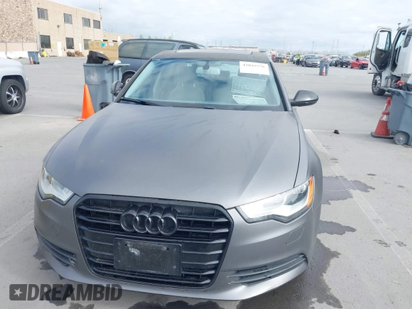 2013 Audi A6 2.0T Premium with VIN WAUCFAFC3DN043093, listed as a IAAI auction lot 42043576 with 136,592 mi miles. Bid and sale history available at carsss.com. Image 6.