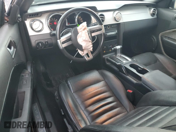 2006 Ford Mustang GT Deluxe with VIN 1ZVFT85H665222727, listed as a Copart auction lot 48214285 with 143,226 mi miles and Salvage Title. Bid and sale history available at carsss.com. Image 8.