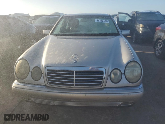 1998 Mercedes-Benz E-Class with VIN WDBJF65F3WA526398, listed as a Copart auction lot 78378434 with 0 mi miles and Salvage Title. Bid and sale history available at carsss.com. Image 5.
