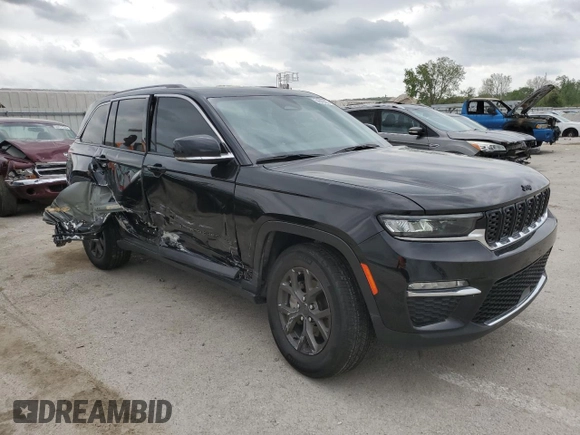 2022 Jeep Grand Cherokee Limited z VIN 1C4RJHBG4N8553420, wystawiony jako Copart lot #54849335 z przebiegiem 37 609 mil mil oraz Szkoda całkowita • Salvage title. Historia ofert i sprzedaży dostępna na DreamBid. Obrazek 4.