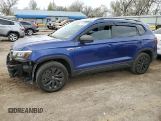 2024 Volkswagen Taos S z VIN 3VV5X7B27RM105381, wystawiony jako Copart lot #51147615 z przebiegiem 3 568 mil mil oraz Szkoda całkowita • Salvage title. Historia ofert i sprzedaży dostępna na DreamBid. Obrazek 1.