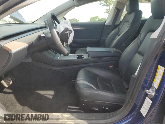 2023 Tesla Model 3 с VIN 5YJ3E1EA2PF606594, выставлен на аукционе Copart как лот 57288255 с пробегом 27 848 миль миль и Списание • Salvage title. История ставок и продаж доступна на DreamBid. Изображение 7.