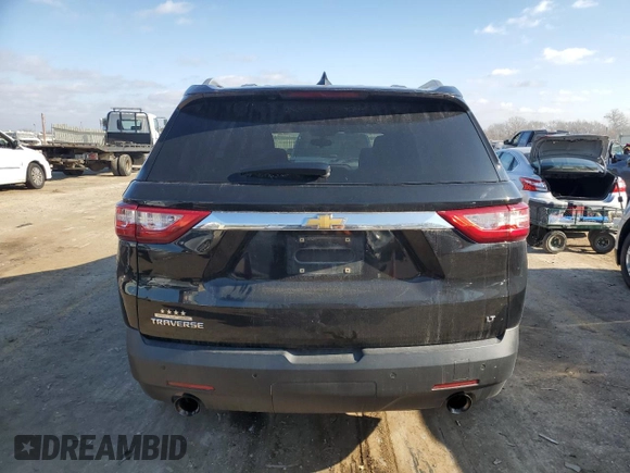 2018 Chevrolet Traverse LT Cloth with VIN 1GNERGKW4JJ282412, listed as a Copart auction lot 87039574 with 108,093 mi miles and Salvage Title. Bid and sale history available at carsss.com. Image 6.