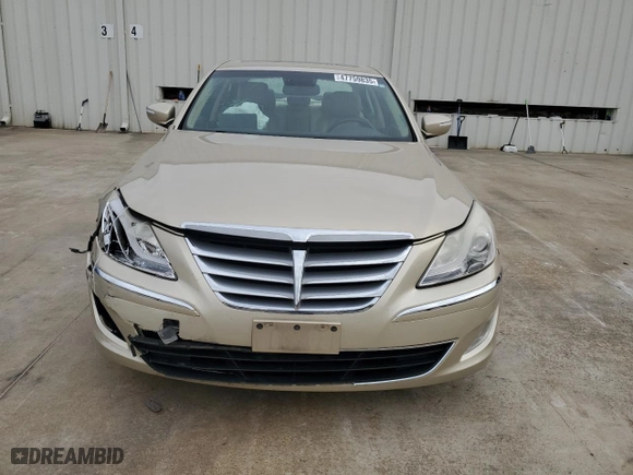 2012 Hyundai Genesis 3.8L with VIN KMHGC4DD2CU185395, listed as a Copart auction lot 47759835 with 87,845 mi miles and Salvage Title. Bid and sale history available at carsss.com. Image 5.