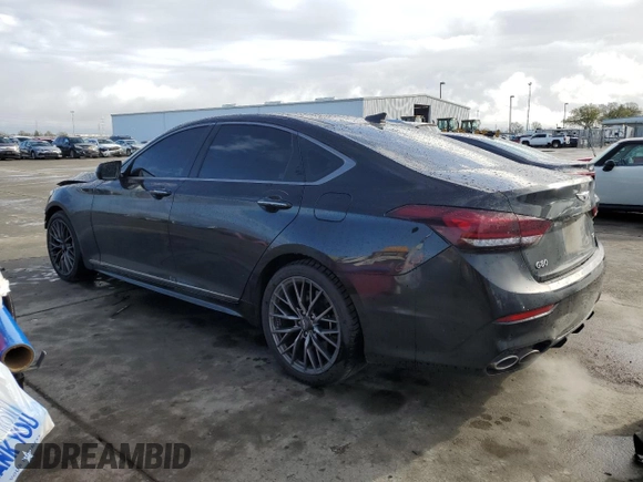 2018 Genesis G80 Sport z VIN KMHGN4JB3JU243749, wystawiony jako Copart lot #49339915 z przebiegiem 80 735 mil mil oraz Szkoda całkowita • Salvage title. Historia ofert i sprzedaży dostępna na DreamBid. Obrazek 2.