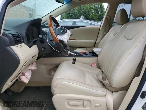 2010 Lexus RX 450h with VIN JTJBC1BA0A2400901, listed as a Copart auction lot 58485755 with 209,648 mi miles and Salvage title. Bid and sale history available at DreamBid. Image 7.