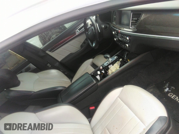 2018 Genesis G80 Sport with VIN KMHGN4JB2JU222617, listed as a IAAI auction lot 42419952 with 70,390 mi miles and . Bid and sale history available at DreamBid. Image 5.