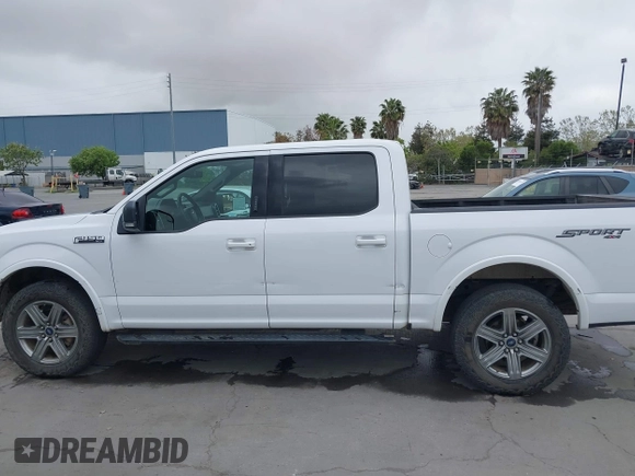 2018 Ford F-150 XL with VIN 1FTEW1EP0JKD97635, listed as a IAAI auction lot 42061289 with 108,495 mi miles. Bid and sale history available at carsss.com. Image 15.