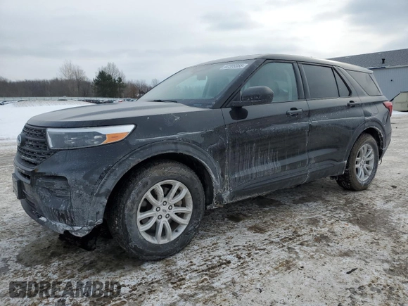 2021 Ford Explorer with VIN 1FMSK7BH6MGA11771, listed as a Copart auction lot 42399355 with 81,567 mi miles and Salvage Title. Bid and sale history available at carsss.com. Image 1.