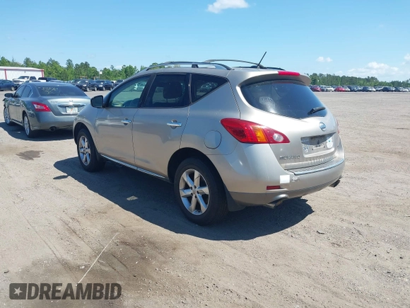 2010 Nissan Murano S with VIN JN8AZ1MU8AW011795, listed as a IAAI auction lot 42069867 with 153,847 mi miles. Bid and sale history available at carsss.com. Image 3.