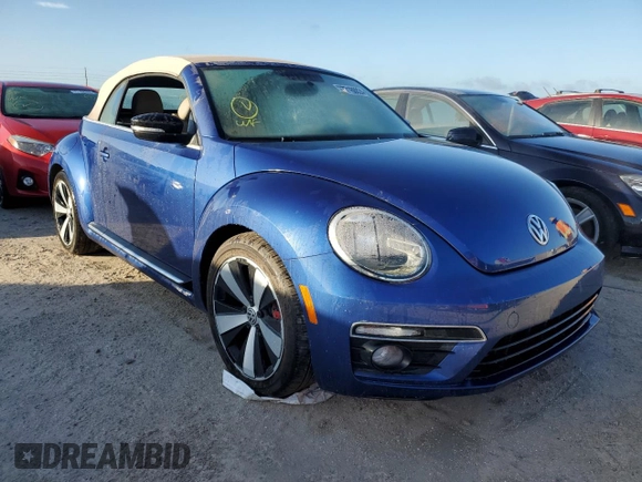 2013 Volkswagen Beetle with VIN 3VW7S7AT9DM828803, listed as a Copart auction lot 77168824 with Not Provided miles and Non Repairable. Bid and sale history available at DreamBid. Image 4.