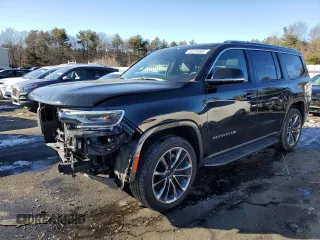 2022 Jeep Wagoneer Series II with VIN 1C4SJVBT4NS183828, listed as a Copart auction lot 45370365 with 38,870 mi miles and Salvage Title. Bid and sale history available at DreamBid. Image 1.