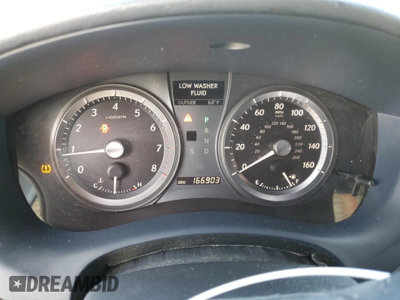2007 Lexus ES 330 with VIN JTHBJ46G772114026, listed as a Copart auction lot 55121405 with 166,903 mi miles and Salvage Title. Bid and sale history available at DreamBid. Image 9.