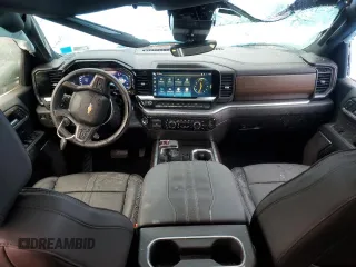 2024 Chevrolet Silverado 1500 High Country with VIN 1GCUDJE82RZ371342, listed as a Copart auction lot 84446434 with 9,839 mi miles and Salvage Title. Bid and sale history available at DreamBid. Image 8.