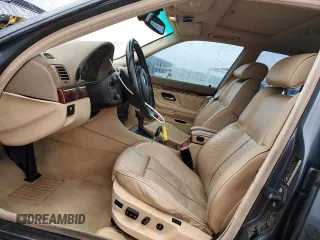 2001 BMW 7 Series 740iA with VIN WBAGG83401DN84365, listed as a Copart auction lot 44986475 with 0 mi miles and Salvage Title. Bid and sale history available at carsss.com. Image 7.